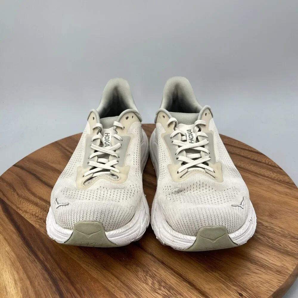 Hoka One One Arahi 7 Shoes Mens Size 11.5D Beige Running Comfort Walking Sneaker